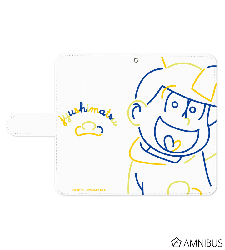 十四松 ラインアート 手帳型スマホケース