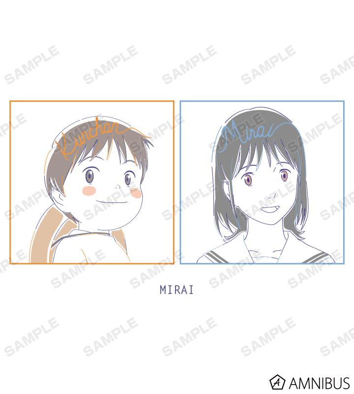 くんちゃんとミライちゃん lette-graph Tシャツ