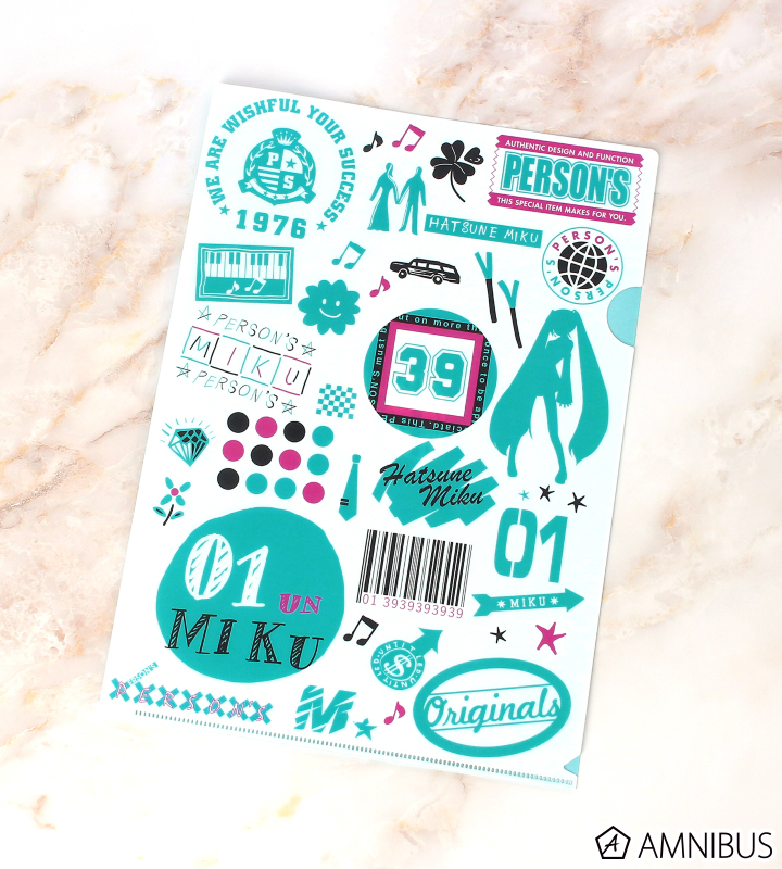 PERSON'Sコラボ 初音ミク クリアファイル