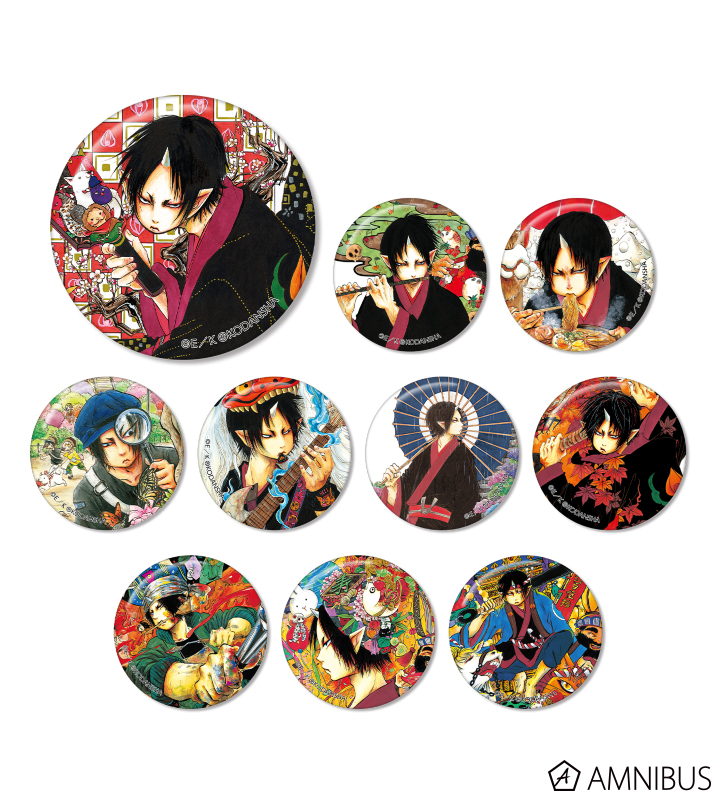鬼灯の冷徹 トレーディング カラーイラスト 缶バッジ Amnibus アムニバス
