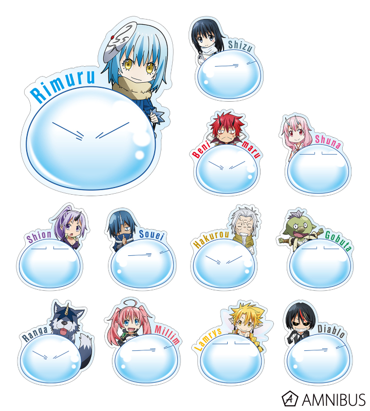 転生したらスライムだった件 トレーディングひょっこりアクリルマグネット Amnibus アムニバス