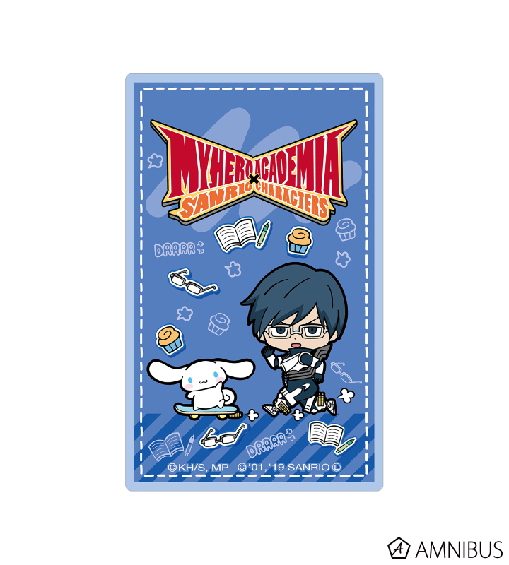 僕のヒーローアカデミア サンリオキャラクターズ 飯田天哉 シナモロール カードステッカー Amnibus アムニバス