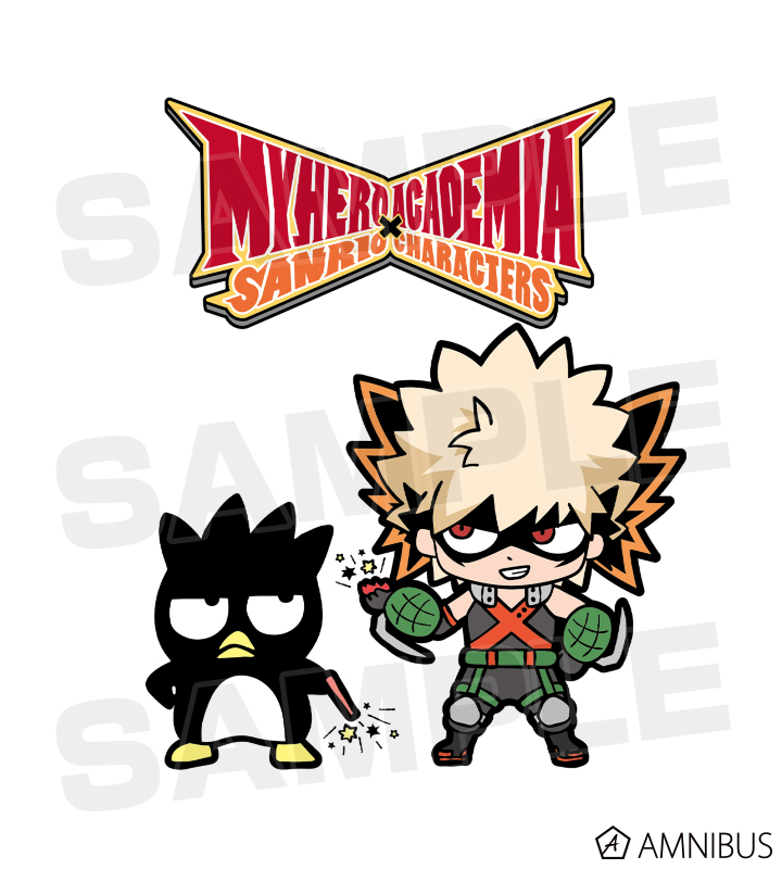 爆豪勝己 × バッドばつ丸 Tシャツ