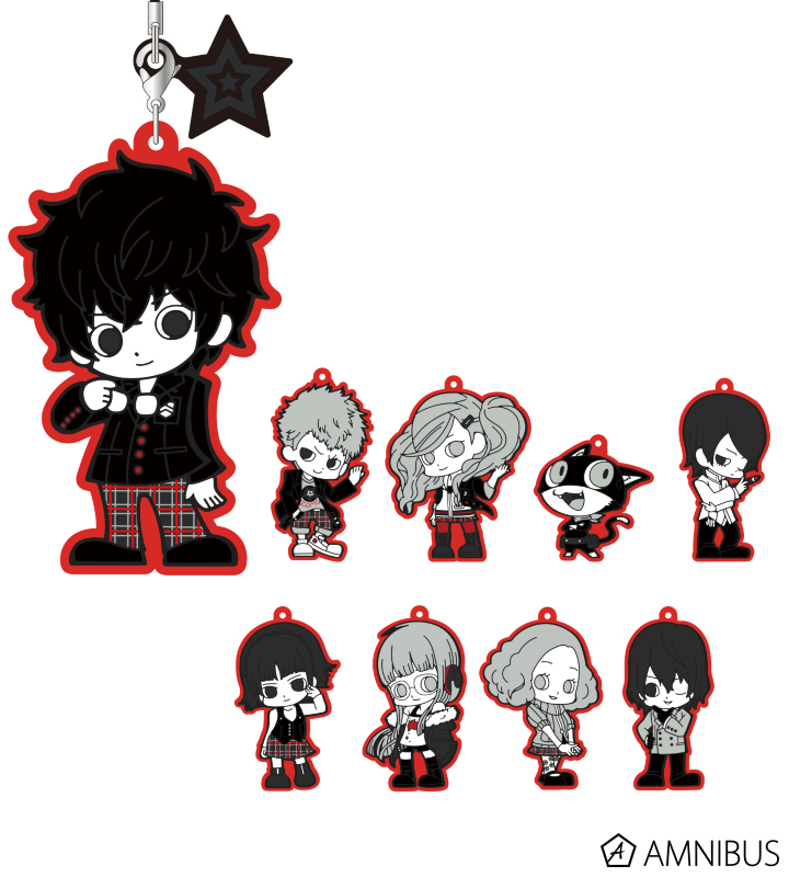 ペルソナ５ トレーディングラバーストラップ Amnibus アムニバス