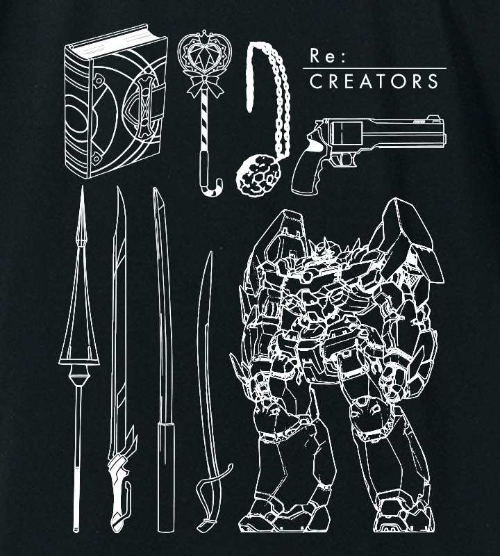 ウェポンズラインアートTシャツ
