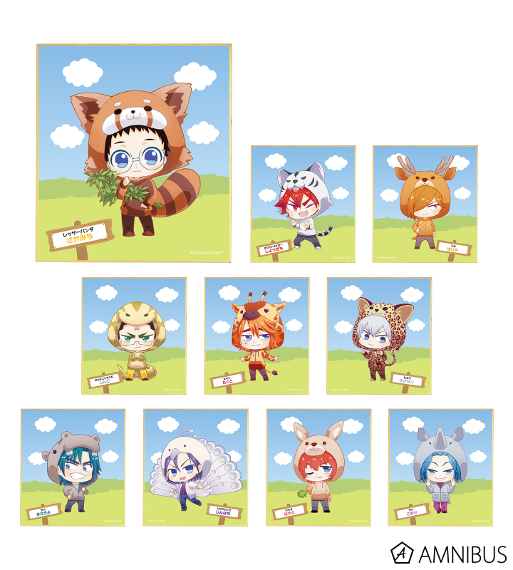 弱虫ペダル Glory Line トレーディングちびキャラミニ色紙 Ver A Amnibus アムニバス