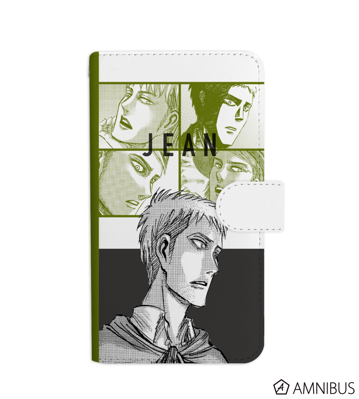 進撃の巨人 ジャン コマ割り手帳型スマホケース Amnibus アムニバス