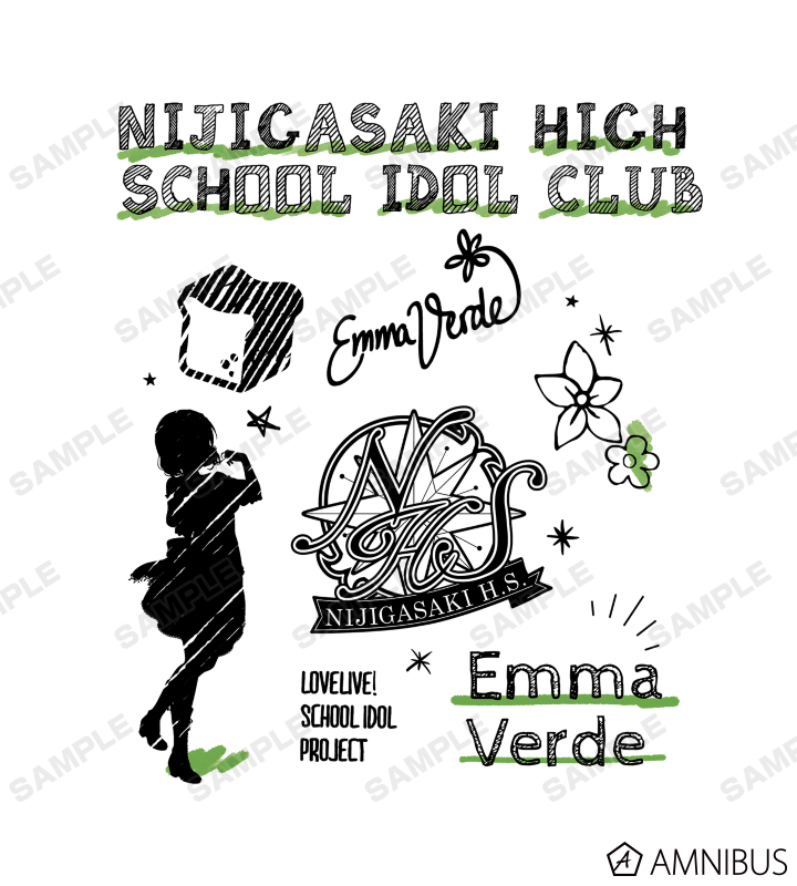エマ・ヴェルデ Ani-Sketch Tシャツ