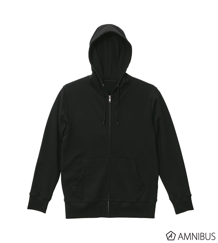 セリア バックプリントジップパーカー