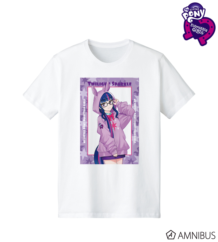 マイリトルポニー エクエストリアガールズ 描き下ろしイラスト トワイライトスパークル Art By 松本能人 Tシャツ メンズ Amnibus アムニバス