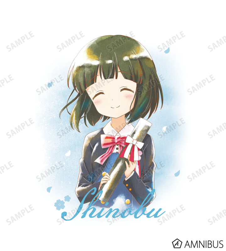 衣類　大宮忍 Ani-Art aqua label Tシャツ ホワイト メンズXXLサイズ 「きんいろモザイク Thank you!!」 きんいろモザイク Thank you!! - 大宮忍 Ani-Art aqua label T