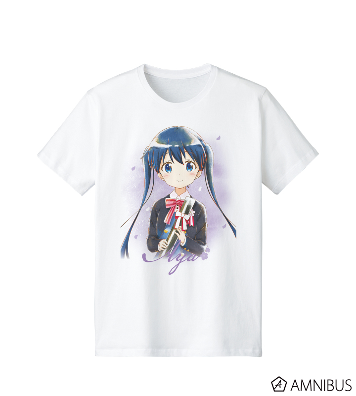 きんいろモザイク Thank You 小路綾 Ani Art Aqua Label Tシャツ レディース Amnibus アムニバス