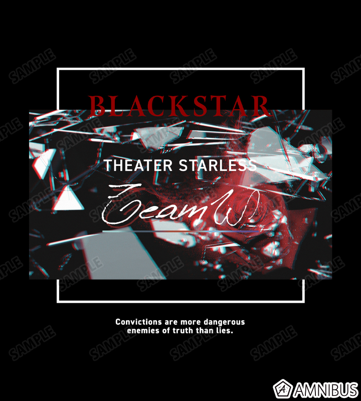 ブラックスター -Theater Starless- - TeamW ジップパーカー