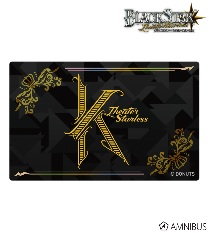 あんステ★TYM【UNDEAD】光るICカードステッカー ブラックスター -Theater Starless- - TeamK カードステッカー