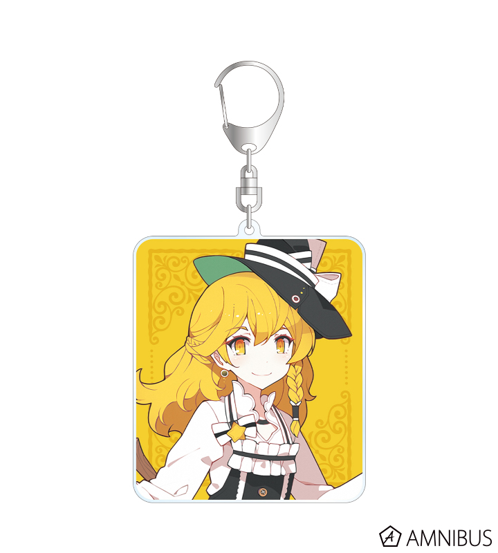 東方project 東方乙女部 霧雨魔理沙 Bigアクリルキーホルダー Amnibus アムニバス