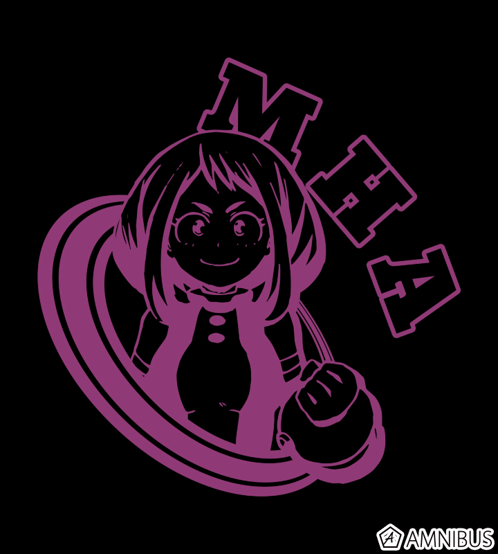 JOURNAL STANDARDコラボ Tシャツ(麗日お茶子/ブラック)