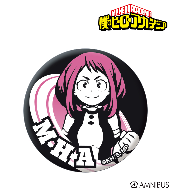 JOURNAL STANDARDコラボ 缶バッジ(麗日お茶子/ブラック)