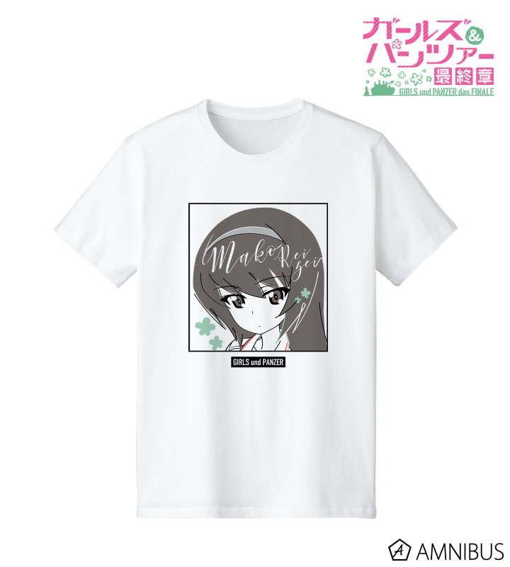 こ柚子　3/25購入 Mサイズ 新品未開封 顔tシャツ ラルク ガールズ＆パンツァー 最終章 - 冷泉麻子 lette-graph Tシャツ