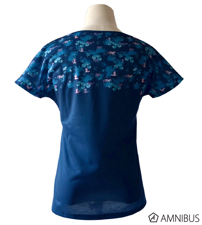 夜の毛玉フルグラフィックTシャツ