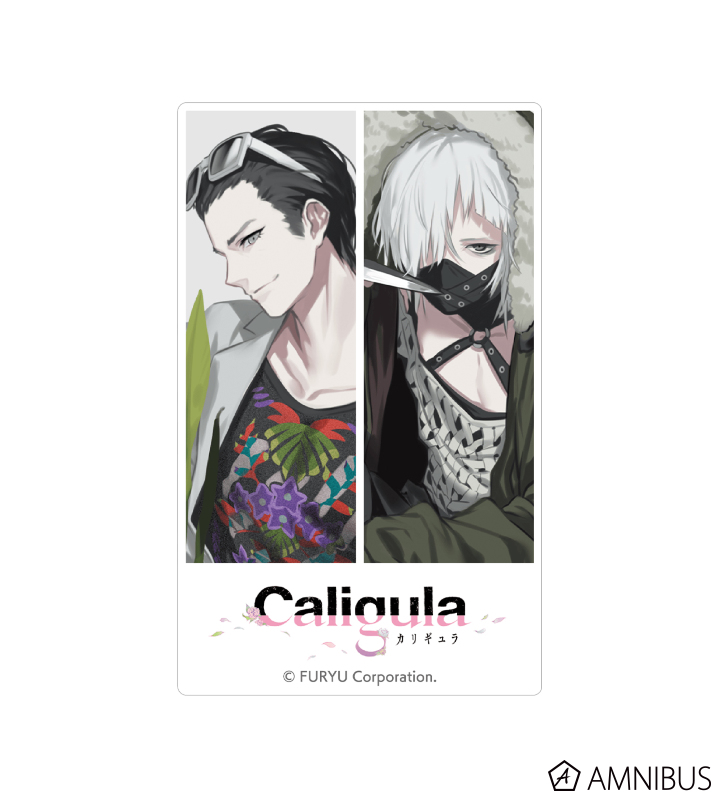 Caligula カリギュラ 巴 鼓太郎 シャドウナイフ カードステッカー Amnibus アムニバス