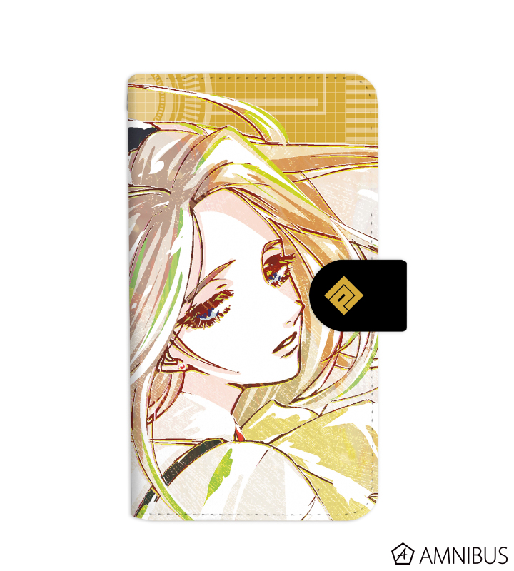 コンパス 戦闘摂理解析システム ヴィオレッタ ノワール Ani Art 手帳型スマホケース Amnibus アムニバス