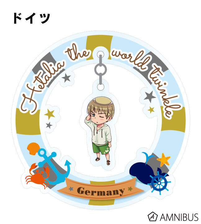 小物(キャラクター)　全8種セット 「ヘタリア World☆Stars トレーディングゆらゆらサインアクリルスタンド」 ヘタリア World☆Stars トレーディングゆらゆらサインアクリル