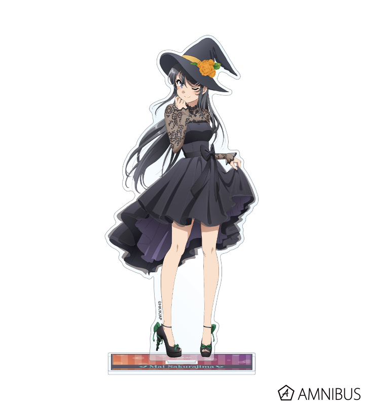 青春ブタ野郎はバニーガール先輩の夢を見ない 描き下ろしイラスト 桜島麻衣 ハロウィンver Bigアクリルスタンド Amnibus アムニバス 青春ブタ野郎はバニーガール先輩の夢を見ない 描き下ろしイラスト 桜島麻衣 ハロウィンver Bigアクリルスタンド Amnibus アムニバス