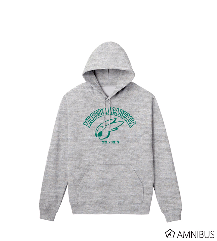 僕のヒーローアカデミア 緑谷出久 カレッジパーカー メンズ Amnibus アムニバス