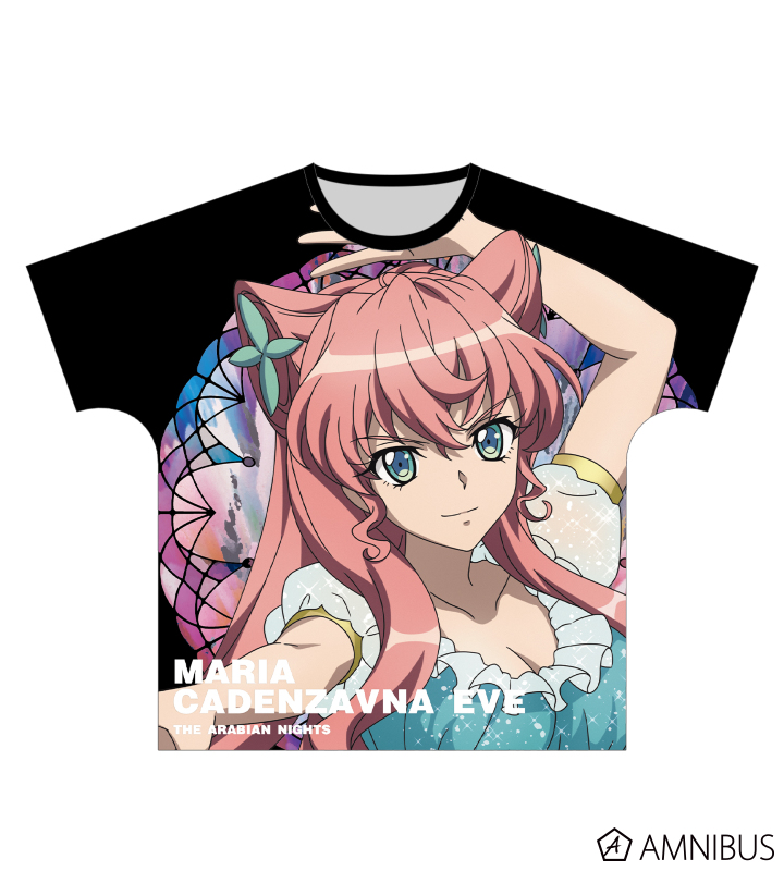 戦姫絶唱シンフォギアｘｖ 描き下ろしイラスト マリア カデンツァヴナ イヴ 童話ver フルグラフィックtシャツ ユニセックス Amnibus アムニバス