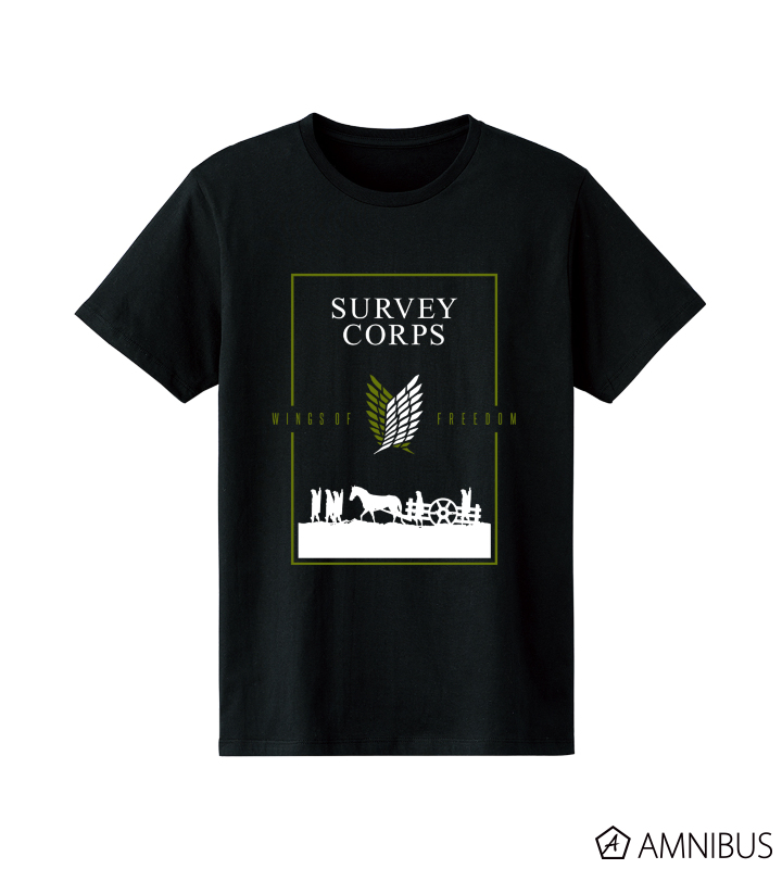 進撃の巨人 調査兵団 Tシャツ メンズ Amnibus アムニバス