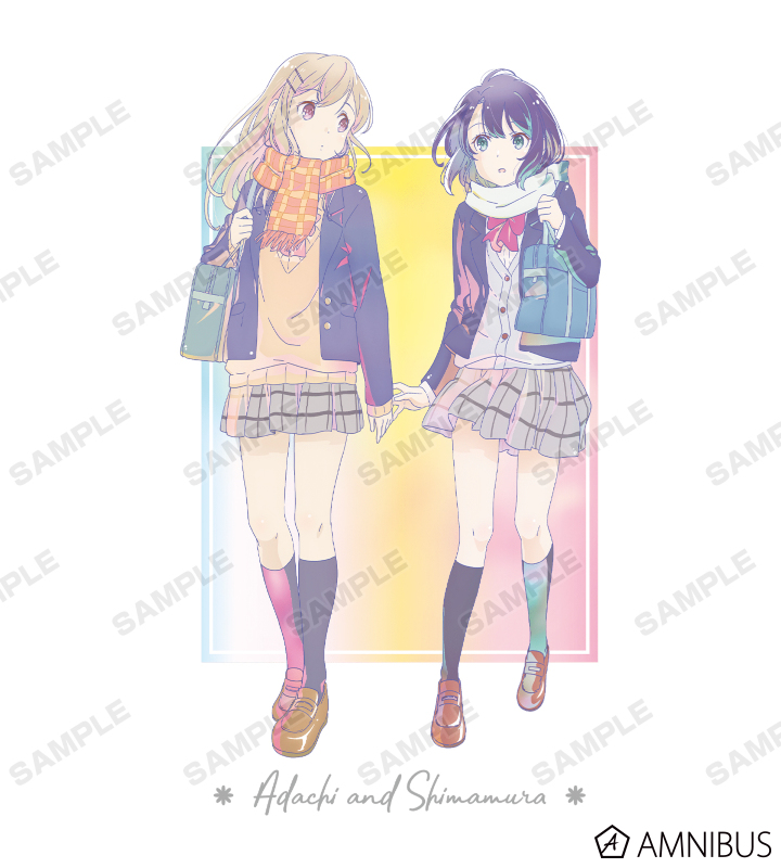 安達&しまむら Ani-Art clear label Tシャツ