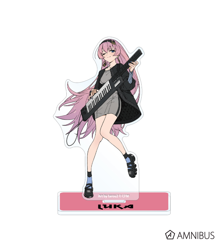 ピアプロキャラクターズ 描き下ろしイラスト 巡音ルカ バンドver Art By Tarou2 Bigアクリルスタンド Amnibus アムニバス