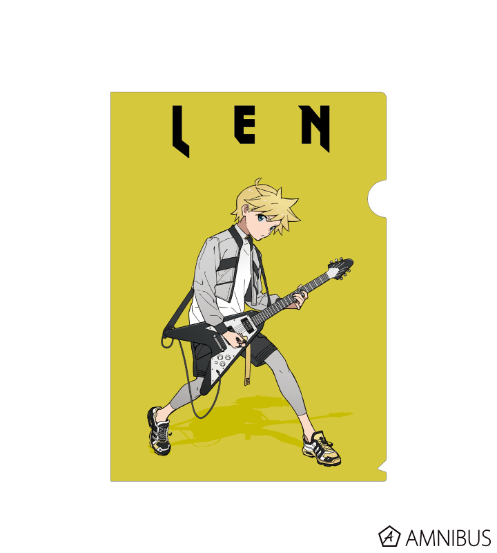 ピアプロキャラクターズ 描き下ろしイラスト 鏡音レン バンドver Art By Tarou2 クリアファイル Amnibus アムニバス