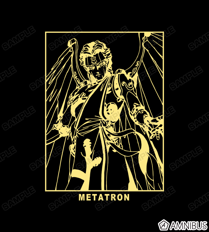真・女神転生 - メタトロン 箔プリントTシャツ/メンズ | AMNIBUS