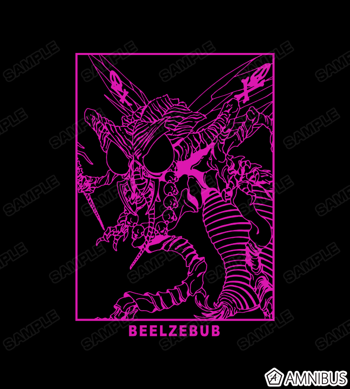 ベルゼブブ 箔プリントTシャツ