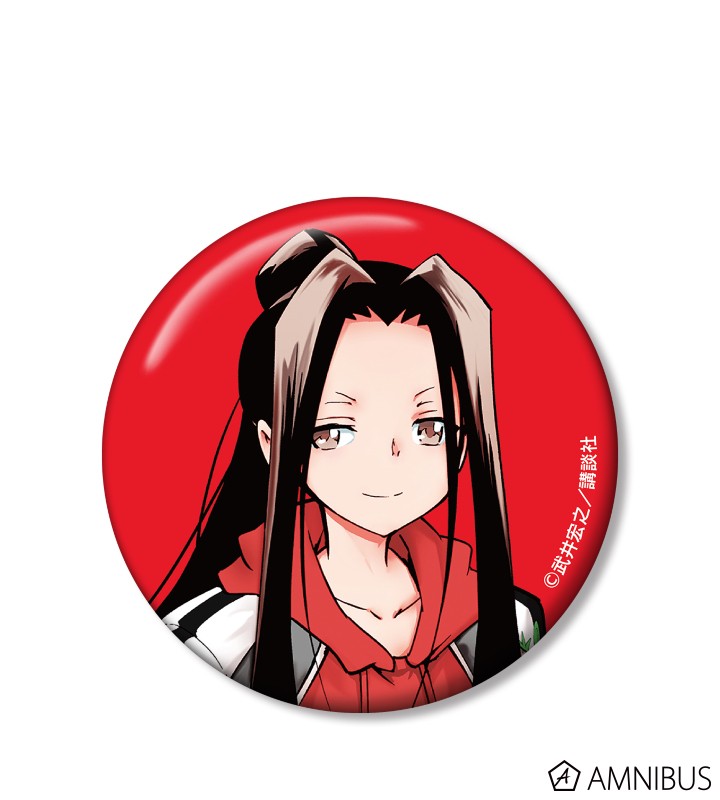 シャーマンキング 描き下ろしイラスト ハオ 缶バッジ Amnibus アムニバス