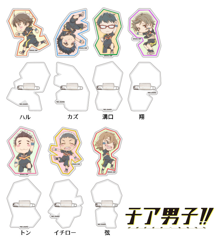 トレーディングアクリルバッジ