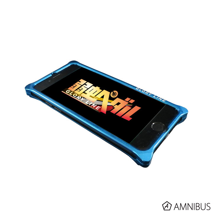 弱虫ペダル ソリッドバンパー&背面アルミパネル 真波 山岳 for iPhone 8 / 7