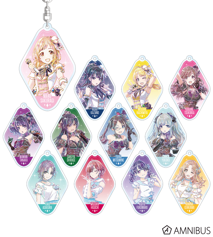アイドルマスター シャイニーカラーズ トレーディング Ani Art アクリルキーホルダー Ver A Amnibus アムニバス