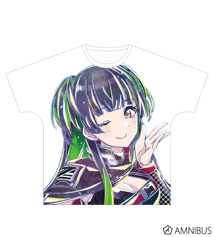 アイドルマスター シャイニーカラーズ 黛冬優子 Ani Art フルグラフィックtシャツ ユニセックス Amnibus アムニバス