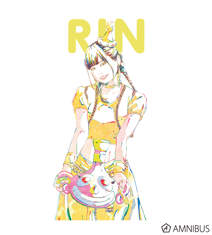 鹿目凛 Ani-Art Tシャツ