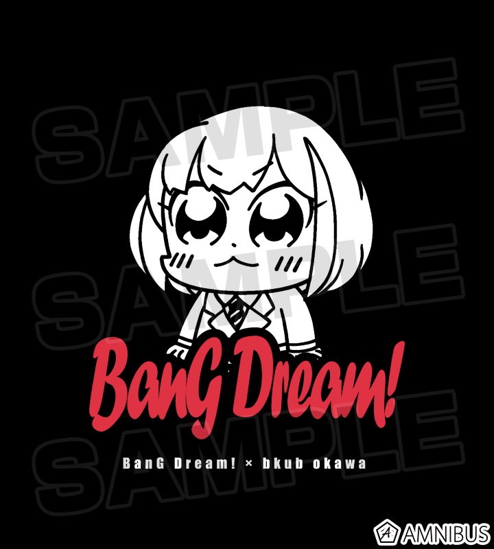 BanG Dream! × 大川ぶくぶ 美竹 蘭 Tシャツ