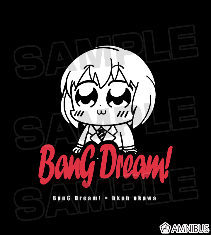 BanG Dream! × 大川ぶくぶ 青葉 モカ Tシャツ