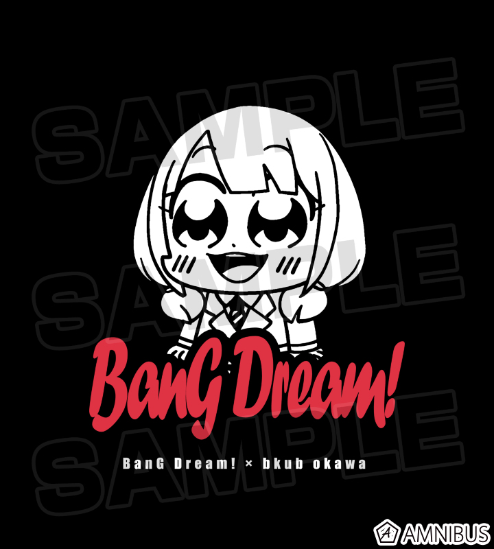 BanG Dream! × 大川ぶくぶ 上原 ひまり Tシャツ