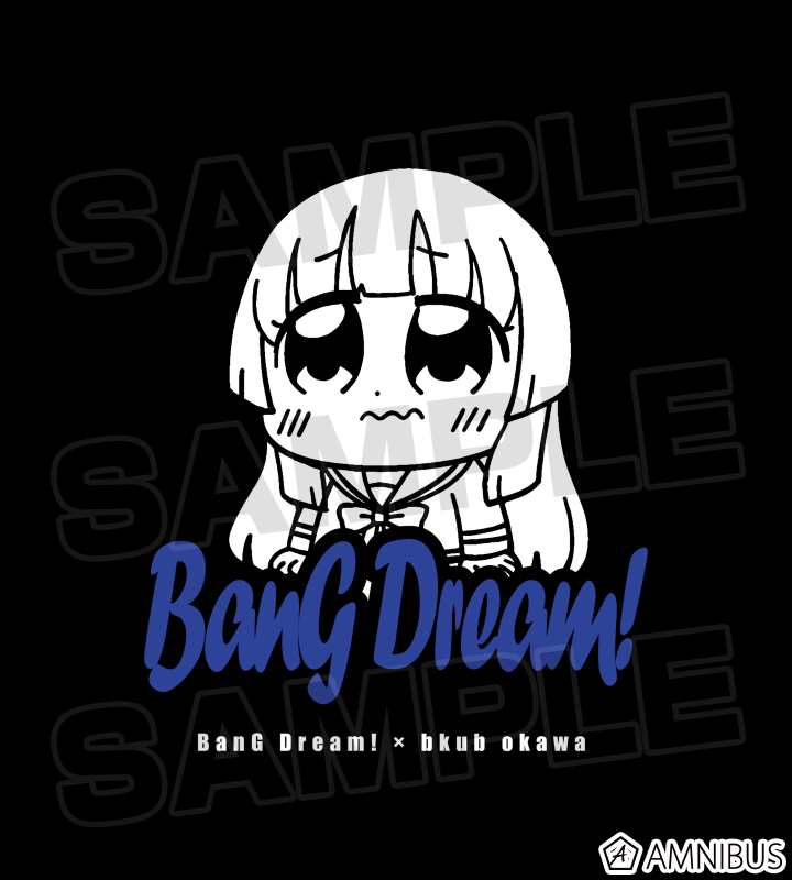 BanG Dream! × 大川ぶくぶ 白金 燐子 Tシャツ