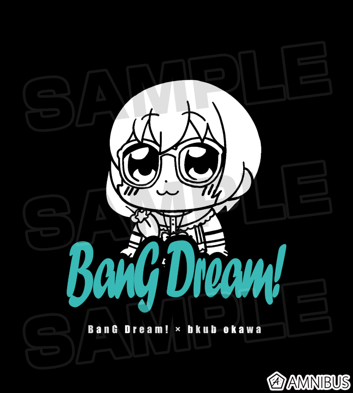 BanG Dream! × 大川ぶくぶ ロック Tシャツ