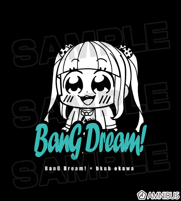 BanG Dream! × 大川ぶくぶ パレオ Tシャツ