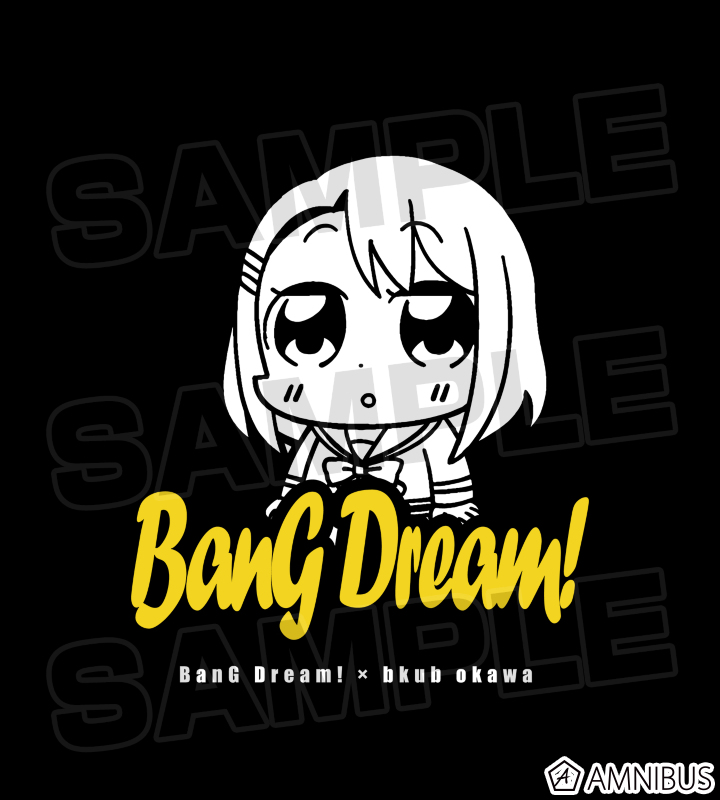 BanG Dream! × 大川ぶくぶ 奥沢 美咲 Tシャツ