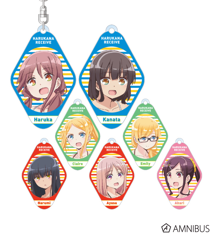 はるかなレシーブ トレーディングアクリルキーホルダー Amnibus アムニバス はるかなレシーブ トレーディングアクリルキーホルダー Amnibus アムニバス