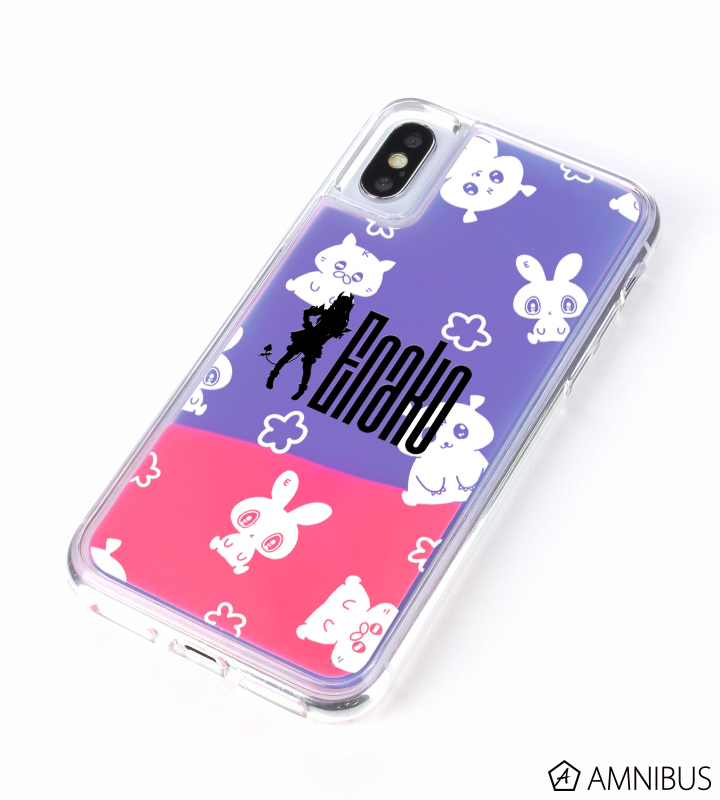 えなこグッズ えなこ - えなこオリジナルデザイン ネオンサンドiPhoneケース